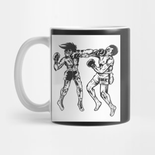 Joe Yabuki Wolf Kanagushi Cross Counter Mug